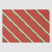 Heldere rode Waterverf Watermeloen Tissue Paper Tissuepapier (Voorkant)