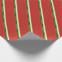 Heldere rode Waterverf Watermeloen Wrapping Paper