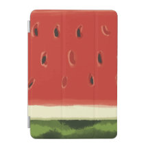 Heldere Rode Waterverf Watermelon iPad Smart Hoesj