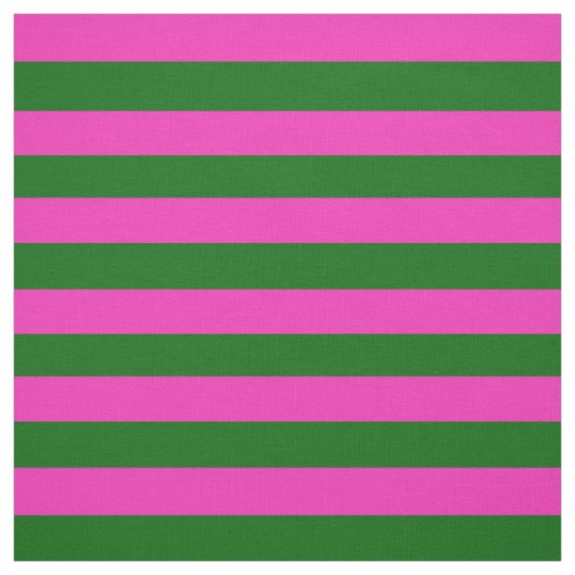 Heldere roze, eilandgroene stipe, strepen stof (Swatch)