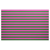 Heldere roze, eilandgroene stipe, strepen stof (Fat Quarter)