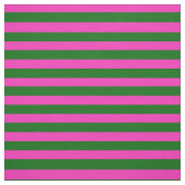 Heldere roze, eilandgroene stipe, strepen stof (Swatch)