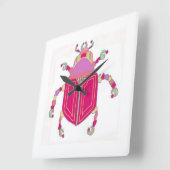 Heldere Roze Gehoornde Klok van de Kever (Hoek)