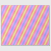 Heldere roze, gele & Paarse strepen Cadeaupapier (Vlak)