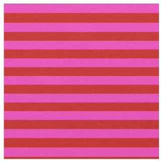 Heldere roze, heldere rode stipe, strepen stof