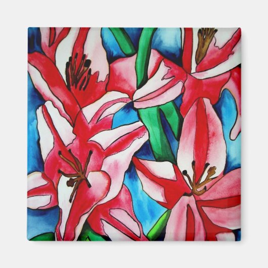 Heldere roze kunstmagneten voor daglicht magneet (Voorkant)