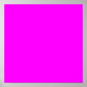 Heldere Roze Paars Poster