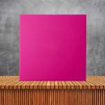 Heldere Roze Plain Solid Kleur Tegeltje<br><div class="desc">Introductie van onze Helderroze effen kleur keramische Tegel, een levendige en levendige toevoeging aan elke ruimte. Met zijn brutale roze tint voegt deze tegel een pop van kleur en persoonlijkheid toe aan uw keuken, badkamer of een ander gebied. Gemaakt van hoogwaardig keramiek, biedt het duurzaamheid en eenvoudig onderhoud, waardoor het...</div>
