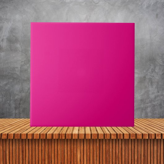 Heldere Roze Plain Solid Kleur Tegeltje