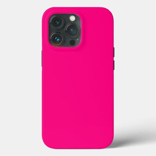 Heldere roze roze hexcode FF007F Case-Mate iPhone Case (Achterkant)