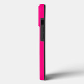 Heldere roze roze hexcode FF007F Case-Mate iPhone Case (Achterkant / Links)