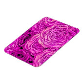 Heldere roze rozen magneet (Linkerzijde)