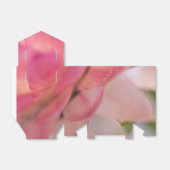 Heldere roze strobloem bedankdoosjes (Uitgevouwen)