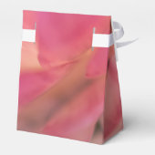 Heldere roze strobloem bedankdoosjes (Achterkant)