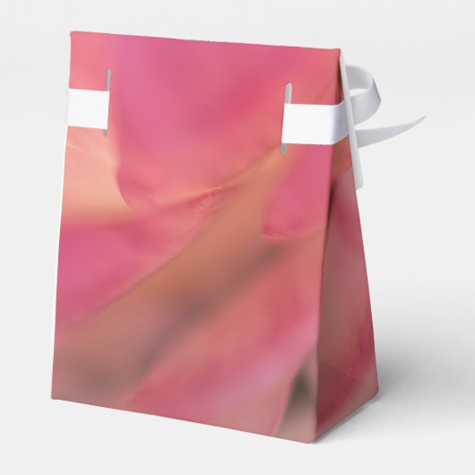 Heldere roze strobloem bedankdoosjes (Achterkant)