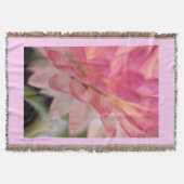 Heldere roze strobloem deken (Voorkant)