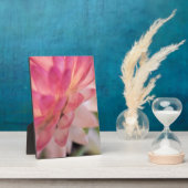 Heldere roze strobloem fotoplaat (Zijkant)