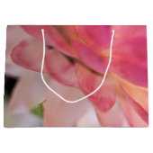 Heldere roze strobloem groot cadeauzakje (Voorkant)