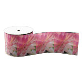 Heldere roze strobloem grosgrain lint (Spoel)