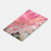 Heldere roze strobloem post-it® notes (Schuin)