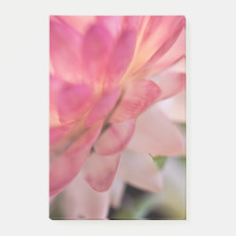 Heldere roze strobloem post-it® notes