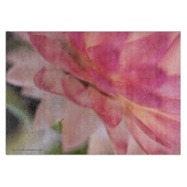 Heldere roze strobloem snijplank