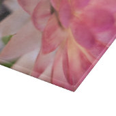 Heldere roze strobloem snijplank (Hoek)