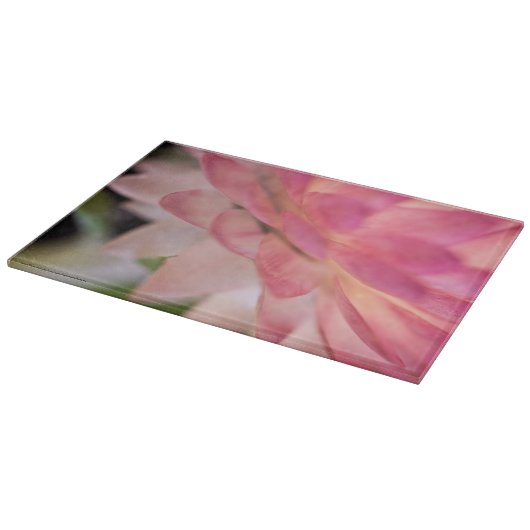 Heldere roze strobloem snijplank (Hoek)