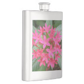 Heldere roze tropische bloemen kolf flacon (Rechts)