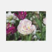 Heldere roze tulpen op een zonnige dag fleece deken (Voorkant (Horizontaal))