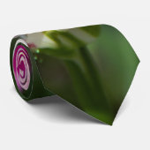 Heldere roze tulpen op een zonnige dag stropdas (Opgerold)