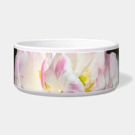 Heldere roze tulpen op een zonnige dag voerbakje