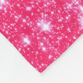 Heldere roze ventilatorbank fleece deken (Hoek)