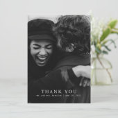 Heldere Roze Waterverf Botanische Bloemen Huwelijk Bedankkaart (Staand voorkant)