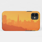 Heldere San Francisco zonsondergang. Case-Mate iPhone Case (Achterkant (horizontaal))