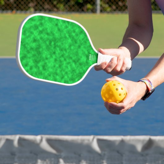 Heldere schaduwen van groene Creëer wolken Abstrac Pickleball Paddle (Insitu)