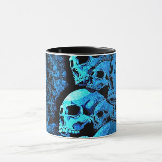 heldere schedel mok (Midden)