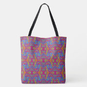 Heldere stalen tote bag (Achterkant)