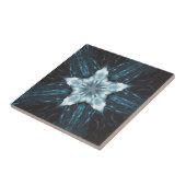 Heldere Star-Poppen uit Donkere waterkeramische Te Tegeltje (Zijkant)