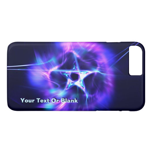 Heldere Ster Fractal Case-Mate iPhone Case (Achterkant (Horizontaal))