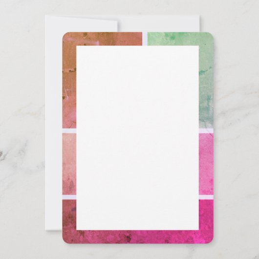 Heldere ster van David Bat Mitswa Dank u Bedankkaart (Achterkant)