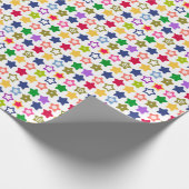 Heldere sterren die papier verpakken (Hoek)