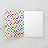 Heldere sterren feestdagen kaart (Binnen)