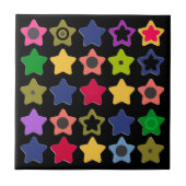 Heldere sterren tegeltje (Voorkant)