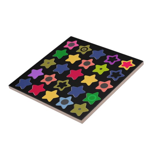Heldere sterren tegeltje (Zijkant)