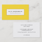 Heldere, stijlvolle, moderne schoonheid en Mode Visitekaartje (Voorkant / Achterkant)