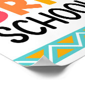 Heldere & Stoute Start van het Schooljaar Poster (Hoek)