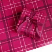 Heldere, stoutmoedige roze pleister cadeaupapier