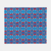 Heldere stralen fleece deken (Voorkant (Horizontaal))