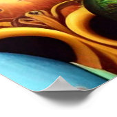 Heldere suikerschillen poster (Hoek)